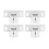4Pcs Aluminum Guide Bracket 10mm Shaft SK10 3