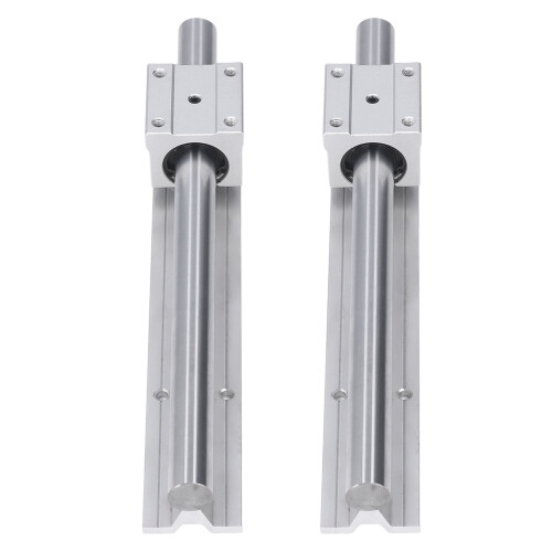 2x Lineare Führungsschiene 300mm mit Block 1