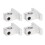 4Pcs Aluminum Guide Bracket 10mm Shaft SK10 5