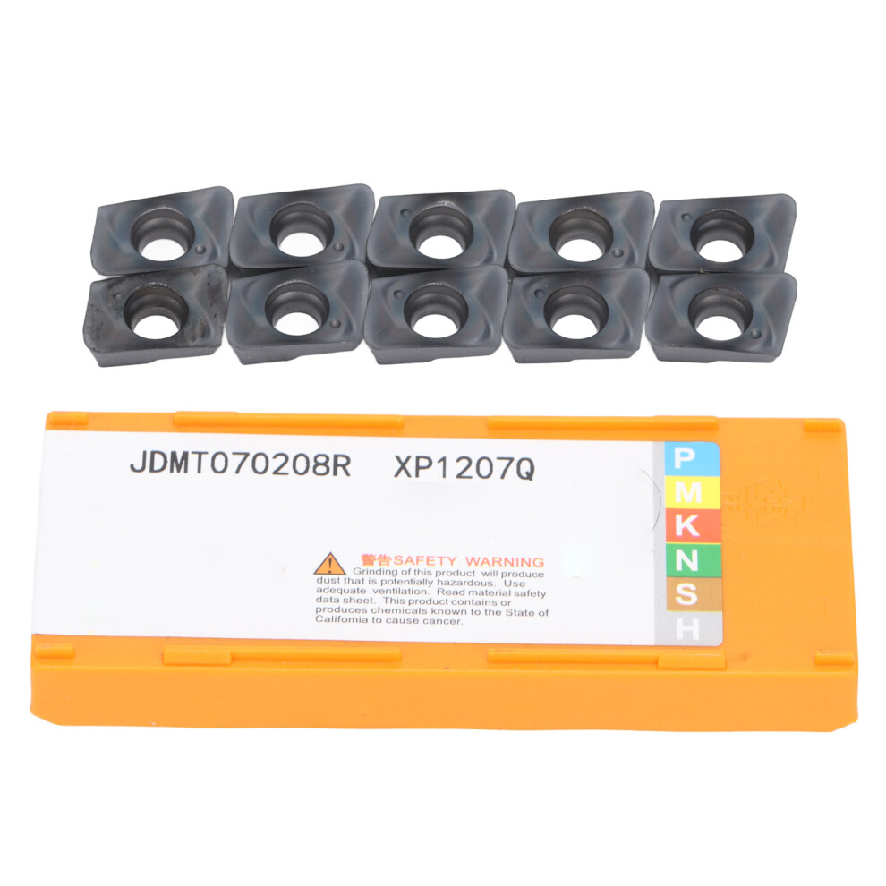 10Pcs Cemented Carbide Turning Insert Set Cnc Lathe Tool Jdmt070208r 610830845483