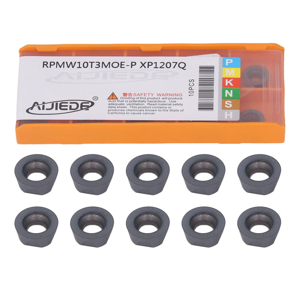 10Pcs Round Coated Carbide Turning Inserts Cnc Lathe Tools 610830845629