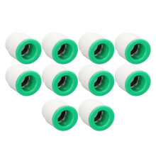 (20mm/0.8in) 10 Pcs PPR Pipe End Plug 25mm/1in Corrosion Resistant