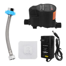 (US Plug 100‑240V) Wasserdruck-Pumpen-Automatik 24V DC 100-240V Leise USA
