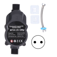 (EU Plug) Automatische Wasserdruckpumpe 24VDC 100-240V UK Duschp.