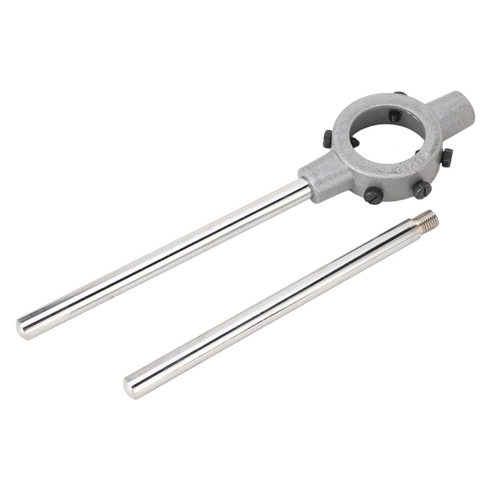 Round Die Stock Handle Wrench Alloy Steel 55X22mm Adjustable Holder 323163082271