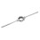 Runder Gewindestock-Handgriff 55x22mm verstellbar 3