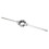 Runder Gewindestock-Handgriff 55x22mm verstellbar 2