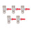 5x gerades Kugelventil 4/5"-2/5" Zinklegierung Wasserfilter 1