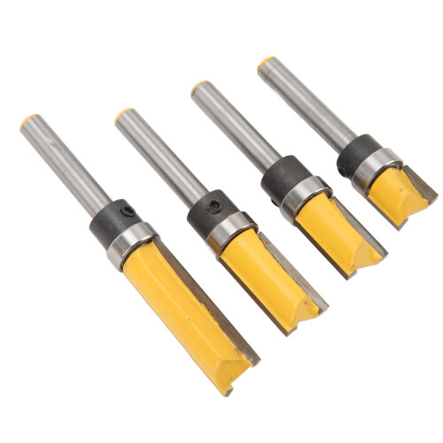 4x Fräser-Set Hartmetall 6,35mm 2