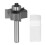T-Fräser 1/4" Schaft 3 Zähne 1/2" Höhe 1