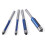 4-tlg. Flush-Trim-Bit-Set 6mm Schaft Doppelträger 4