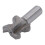Bullnose-Fräser 1/2" Schaft Halbrand 5