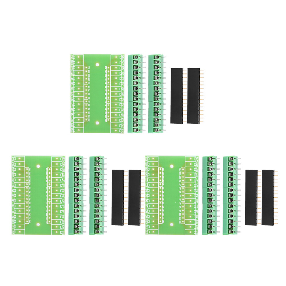 3 Set Expansion Board For Arduino Nano 3.0 Terminal Adapter Diy Kit 610830927707