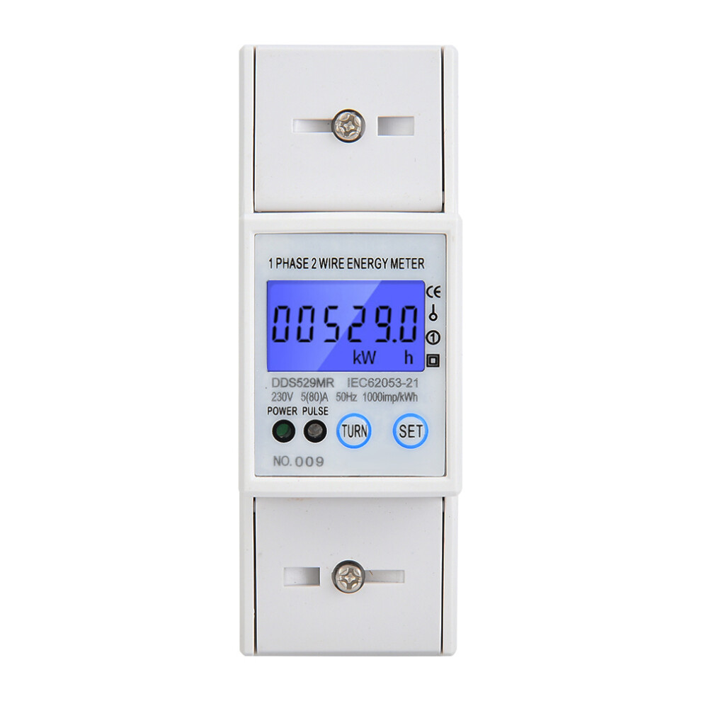 Dds529mr Single Phase Energy Meter 230V 2P Din Rail Rs485 610830931704