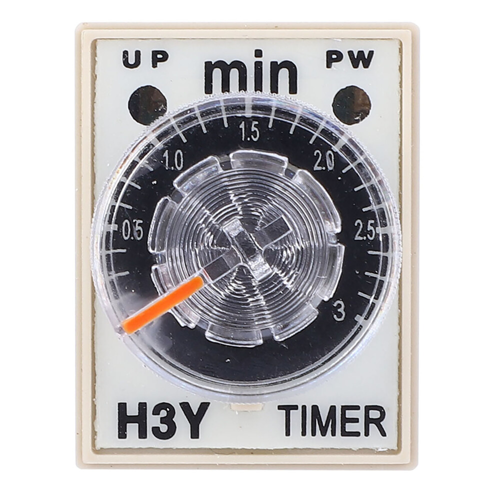(Ac110v) H3y-2 Time Relay Power On Delay Timer 0-3M Minute 8 Pin 24V 610830932268