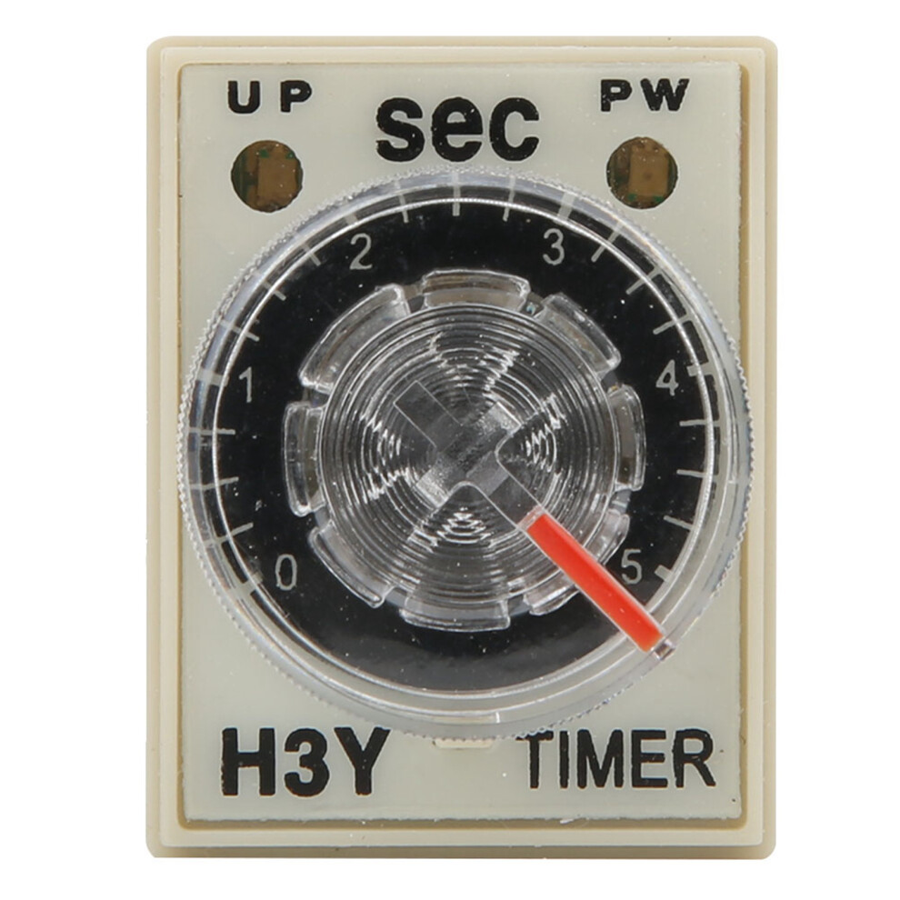 (12Vdc) H3y-2 Delay Timer 8P 0~5S Dial Type 5A For Multiple Purpose (12Vdc) 610830932589