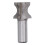 Bullnose-Fräser 1/2" Schaft Halbrand 2