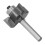 T-Fräser 1/4" Schaft 3 Zähne 1/2" Höhe 4