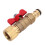 Drehtor-Kugelventil NPT 3/8" Wasserrohr-Adapter 4