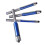 4-tlg. Flush-Trim-Bit-Set 6mm Schaft Doppelträger 3