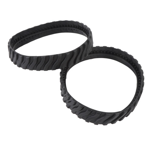 2x Poolreiniger-Reifen aus Gummi, robust 2