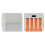 12 Pcs PCT-214 Connector Spring Terminal Block 4 Way Cable Connector 4