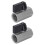 2x Messing-Kugelventil G3/8 weiblich Sandgestrahlt Absperrventil 2