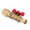 Drehtor-Kugelventil NPT 3/8" Wasserrohr-Adapter 5