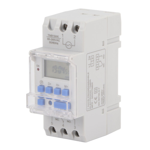 85-265V AC 16A Wochen-Timer 12/24h LCD