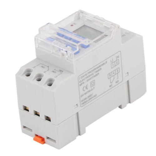 85-265V AC 16A Wochen-Timer 12/24h LCD 1