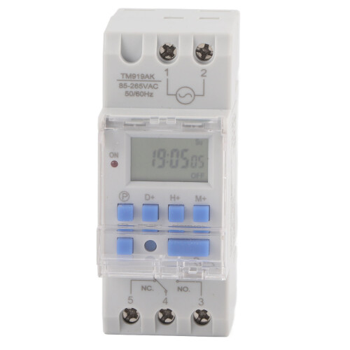 85-265V AC 16A Wochen-Timer 12/24h LCD 2