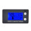 ((10-100V) Blue) LCD Digitalvoltmeter DC 10-100V blau Alarm 5