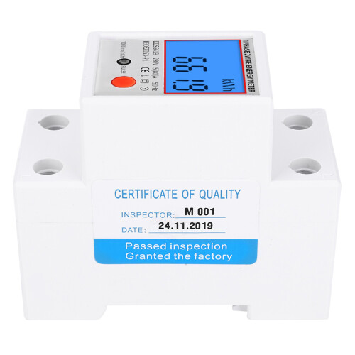 Digital Energy Meter 1 Phase Backlight 230V 50Hz 2