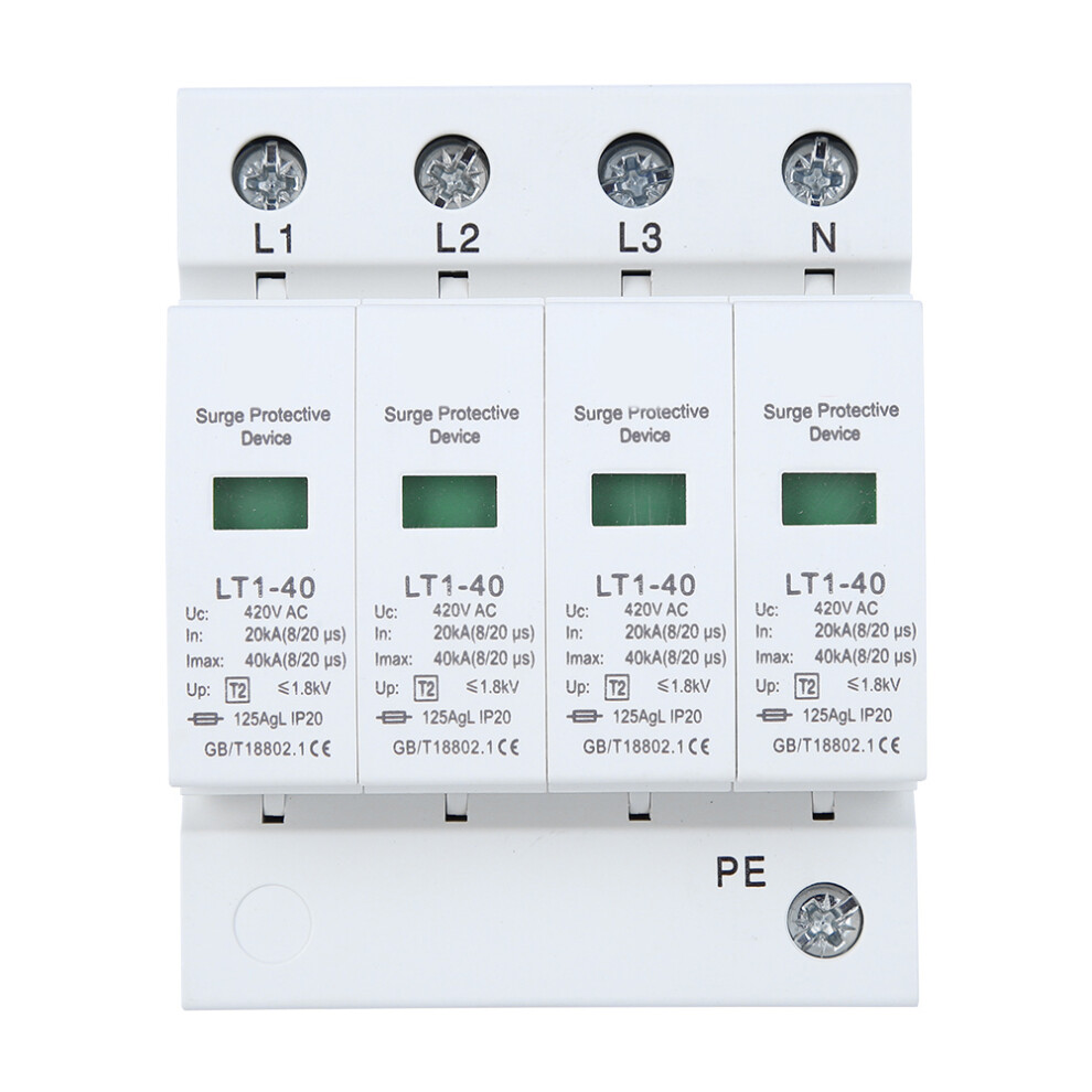 Surge Protection Device Arc Module 4P Lt140 40Ka Antithunder White 610830914967