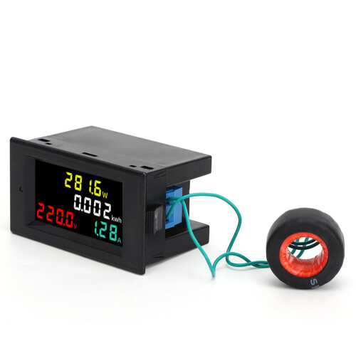 (AC220V) AC-LED-Strommonitor Multifunktions-Digitalvoltmeter 220V 1