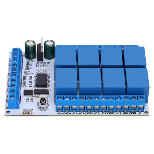 (12V) 8 Channel IR Remote Relay 12V 2