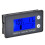 ((10-100V) Blue) LCD Digitalvoltmeter DC 10-100V blau Alarm 4