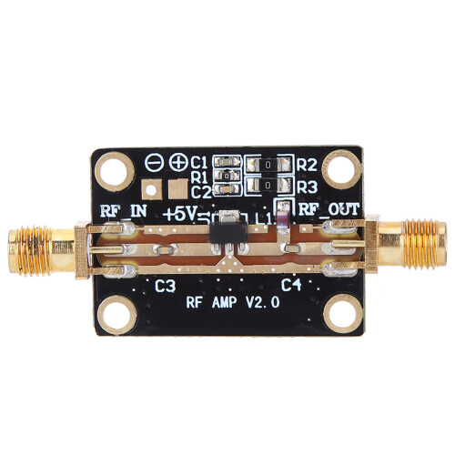RF Amplifier Module 1W 0.05-4GHz Wide Bandwidth High Gain Low Noise 1