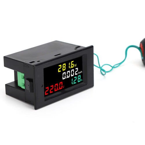 (AC220V) AC-LED-Strommonitor Multifunktions-Digitalvoltmeter 220V 2