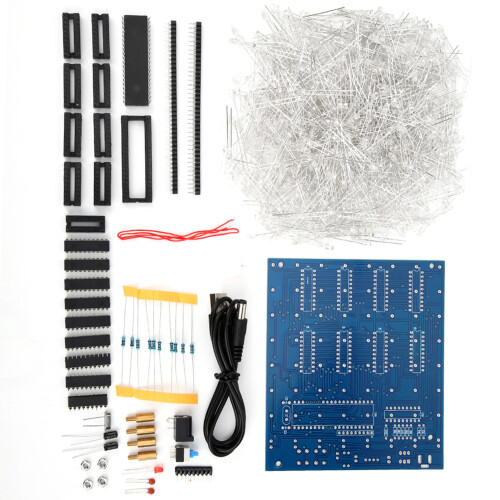 LED-3D-Druck-Platine DIY-Kit 8x8x8cm 1
