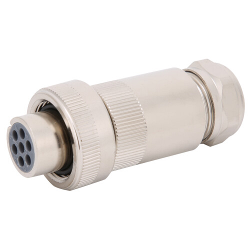 7Pin Waterproof Aviation Connector C147AS Low Frequency 2