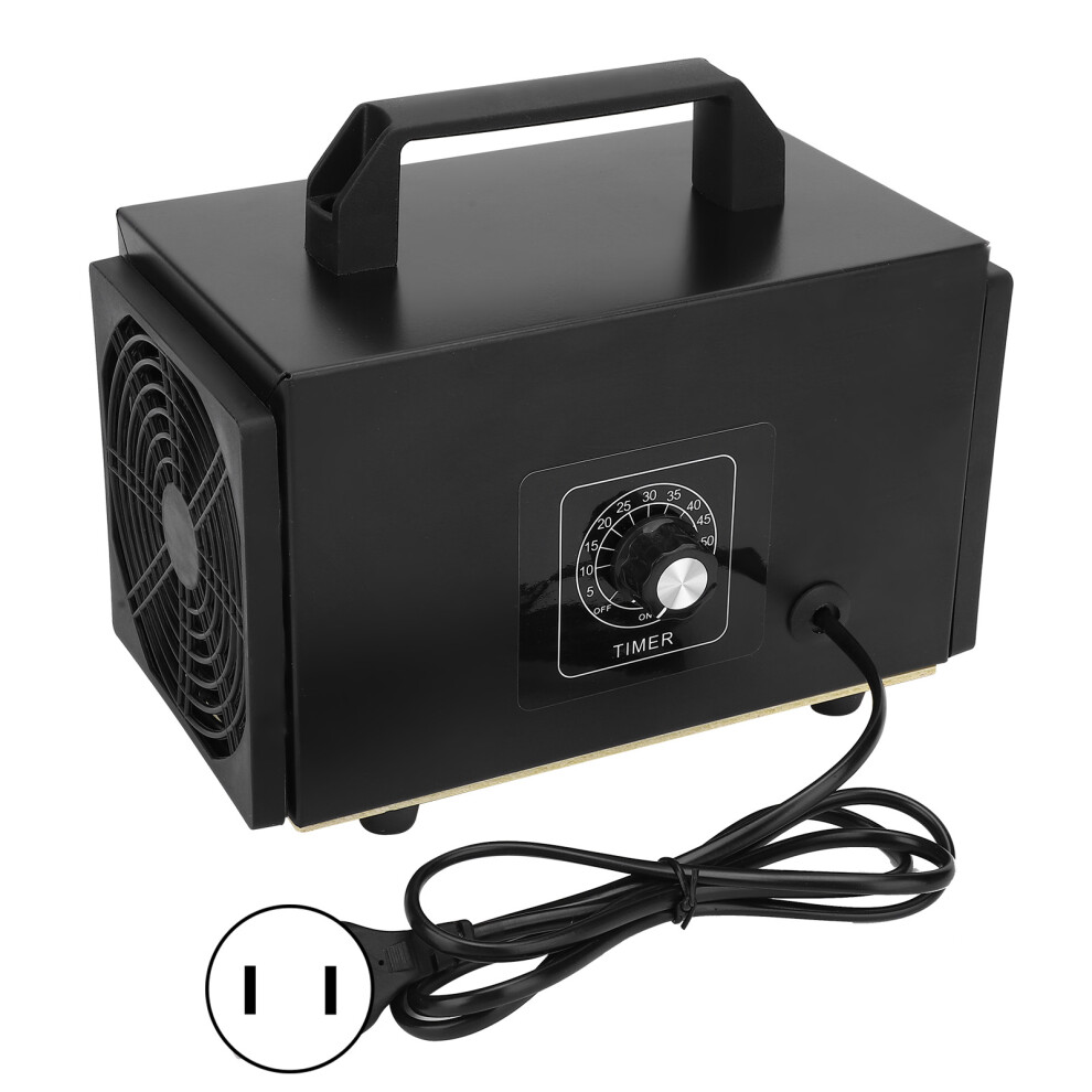 (Us Plug 110V 15G / H) Portable Ozone Generator Air Purifier Black 15G/H Timer Uk Plug 610830897321