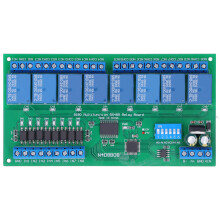 Relais-Modul 8E/8A RS485 DIN35 24V N4D8B08