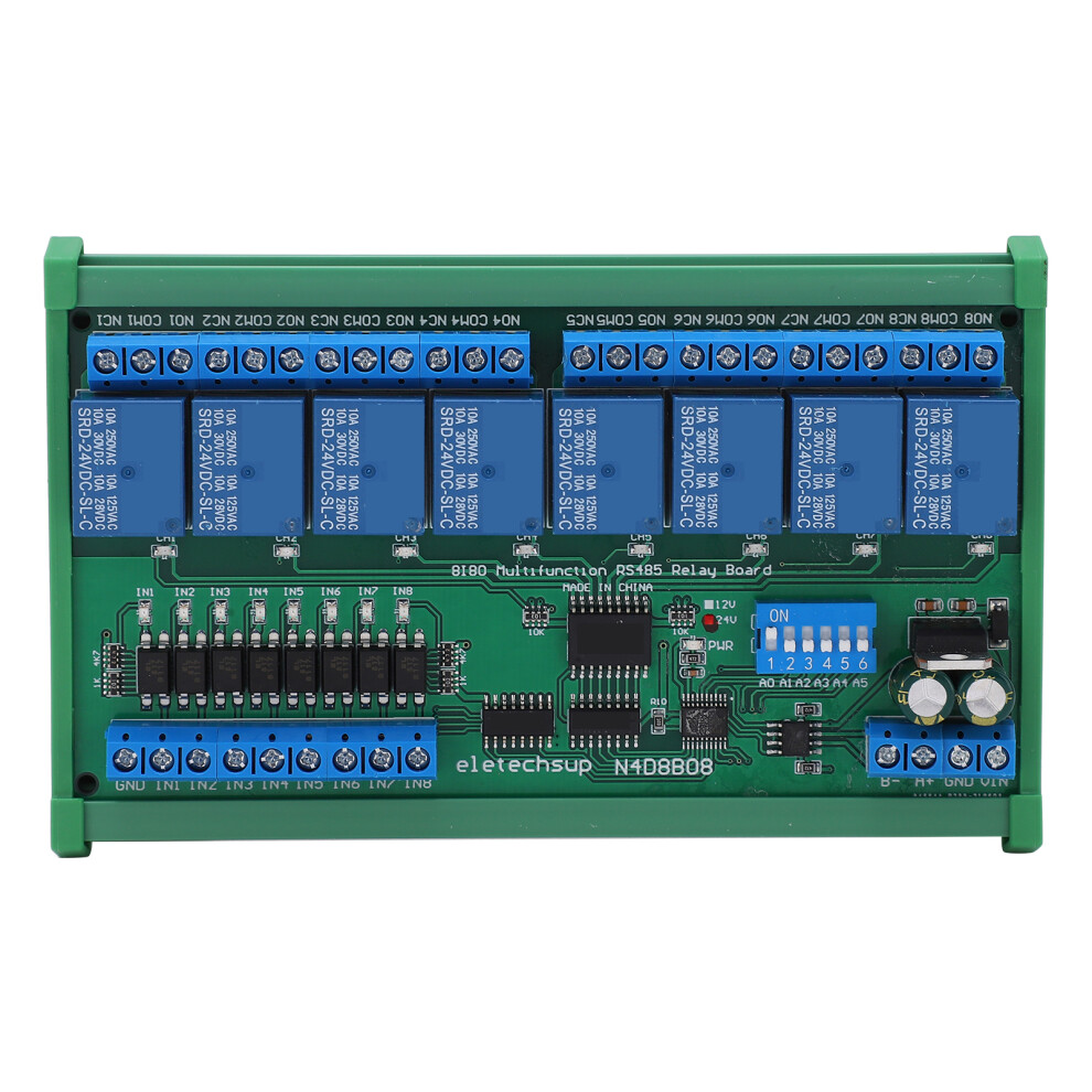 8 Input 8 Output Relay Plc Expansion Din35 24V N4d8b08-R 610830901608