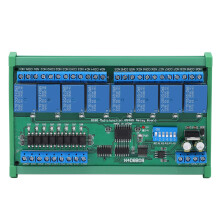 Relais-Box-Modul 8E/8A DIN35 RS485 12V