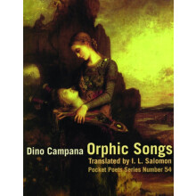 Orphic Songs by Dino Campana Paperback Book