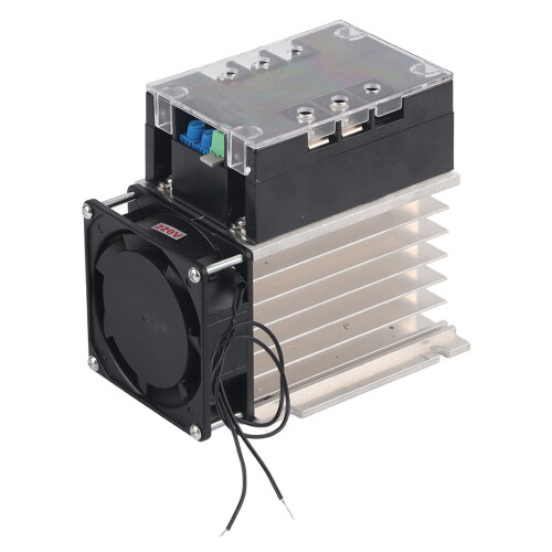 (Module + Radiator) Softstart-Regler Messing-Boden 1-/2-Phasen für Pumpe/Lüfter 2