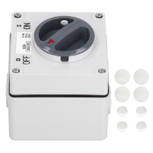 (3P63A) Wasserdichter Außensteckdose 500V(3P10A) Drehknopf