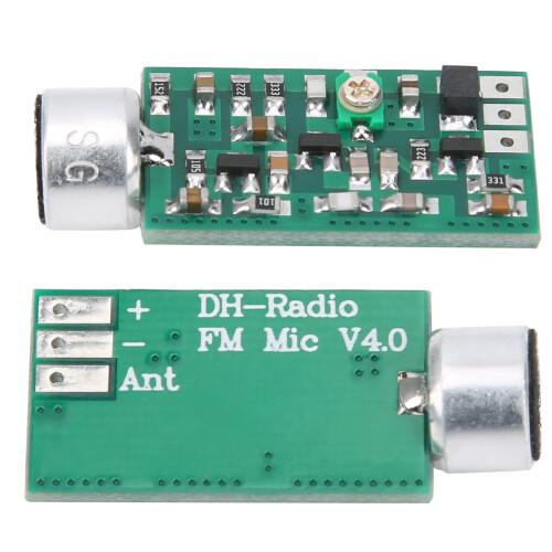 FM-Mikrofon-Pickup-Modul Funk-Audio-Transmitter 100MHz 2
