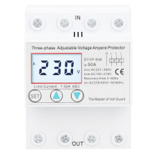 (50A) Dreiphasen-Spannungsschutz LCD STVP936 230/400V 63A